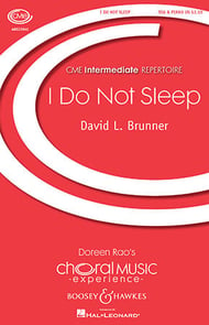 I Do Not Sleep SSA choral sheet music cover